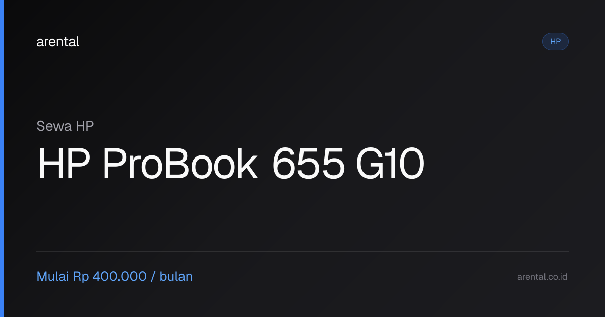 Sewa HP ProBook 655 G10 di Jakarta | Arental